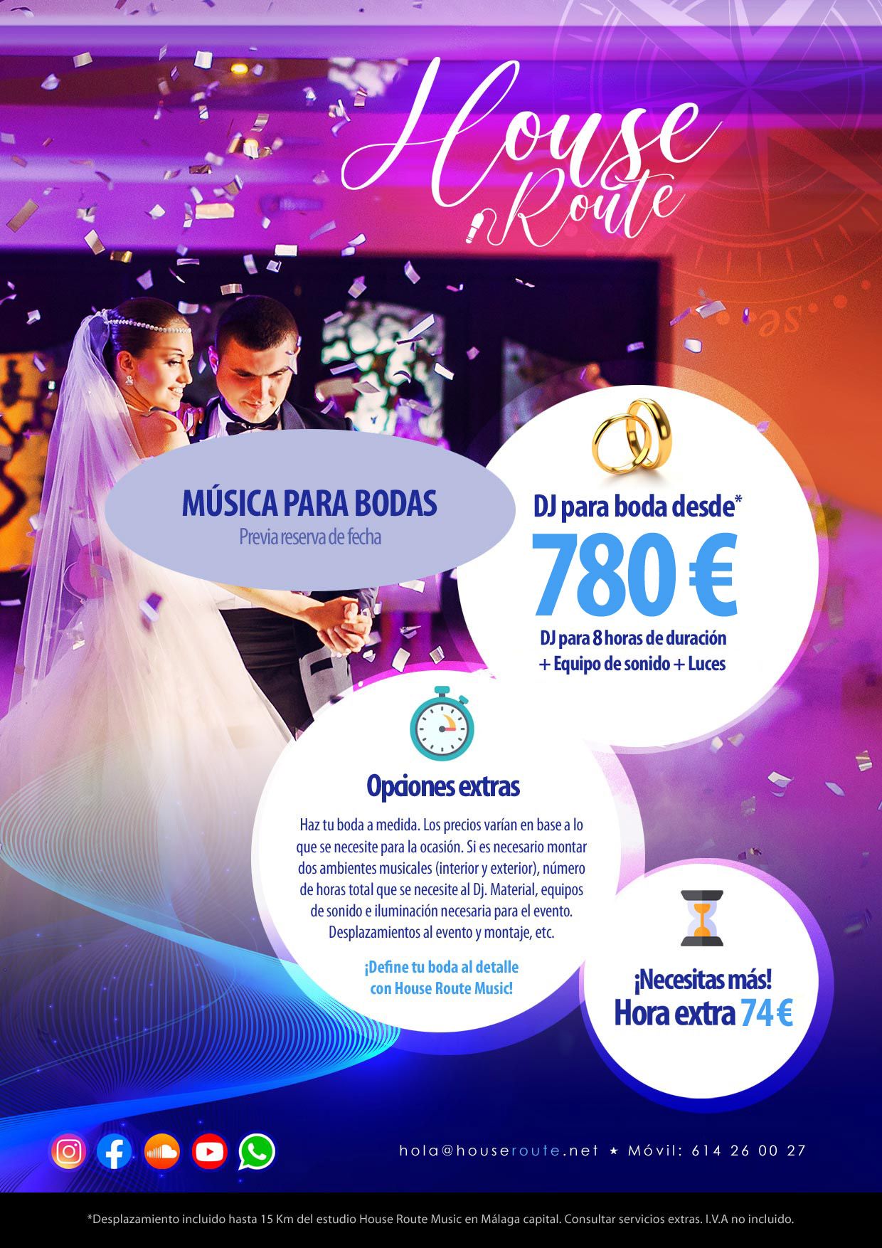 Precio Dj boda - House Route Music Málaga - 3