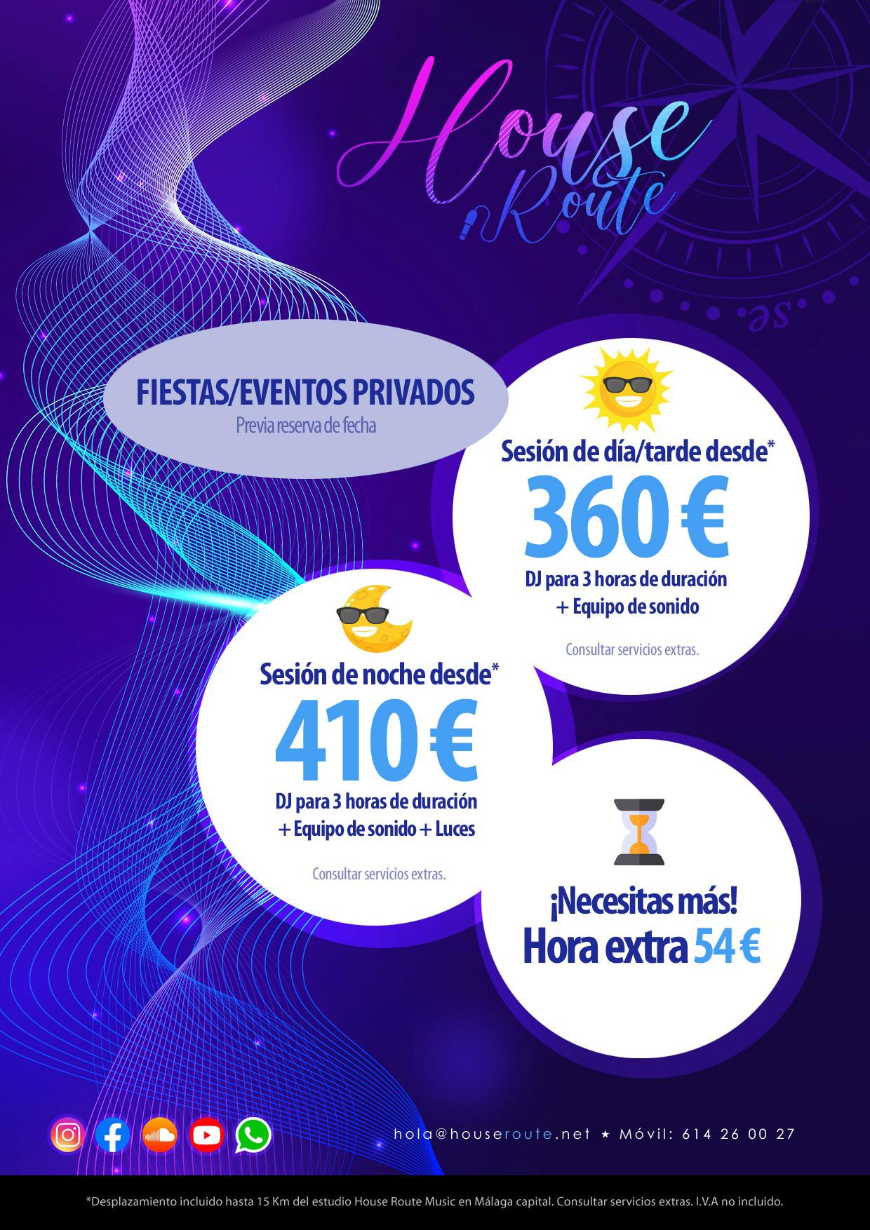 Precio Dj fiesta o evento - House Route Music Málaga - 3