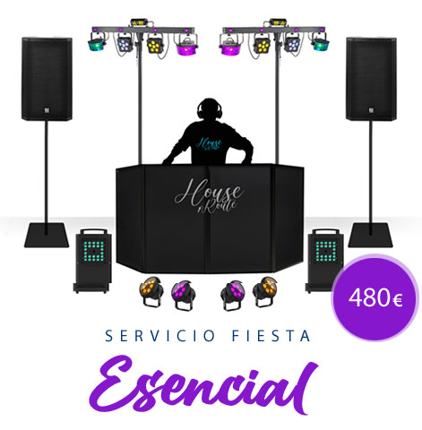 Escenografía fiesta ESENCIALL - House route Music 27