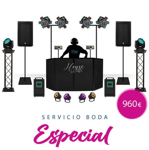 Escenografía boda ESPECIAL - House route Music 27