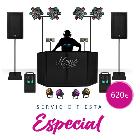 Escenografía fiesta ESPECIAL - House route Music 27