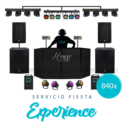 Escenografía fiesta EXPERIENCE - House route Music 27