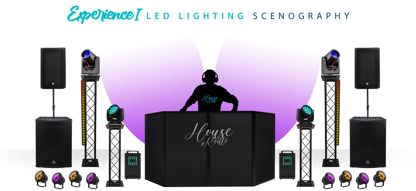 Wedding service EXPERIENCE I Led Lighting - House route Music